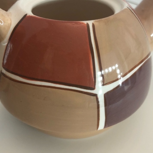 Canhome global ceramic tea 4 one hand painted set - Picture 8 of 16